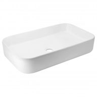 MINOTTI ráépíthető mosdó – 620x380x110 mm – Fehér 