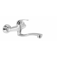   Fali konyhai mosogató csaptelep – Minotti Eva 7115-S – Króm, rövid kivitel