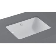   VitrA S20 alulról beépíthető szögletes mosdó, 550x370 mm, fehér (7475B003-0618)