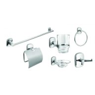   MINOTTI 7500 fürdőszobai kiegészítő készlet, 6 részes, króm