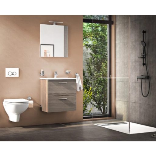 VitrA MIA Cordoba fürdőszobai szett – 60 cm | Fahatású, Nedvességálló