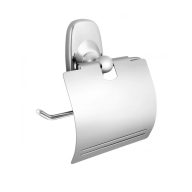 MINOTTI 80600 WC-papír tartó fedéllel 140x110x90 mm króm