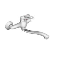   Fali konyhai mosogató csaptelep – Minotti Veneto 8115-L – Króm, hosszú kifolyócsővel