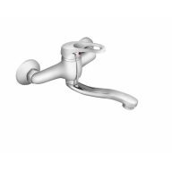   Fali konyhai mosogató csaptelep – Minotti Veneto 8115-S – Króm, rövid kivitel