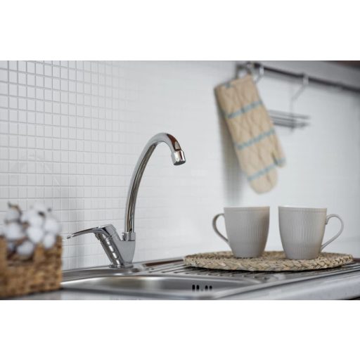 Minotti Veneto 3 Csöves Magasított Konyhai Csaptelep – Prémium Megoldás Bojlerhez (8118-3)