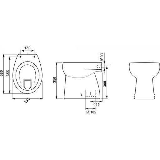 JIKA BABY WC csésze simplon kivitel