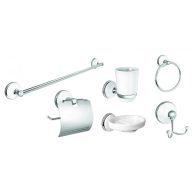   MINOTTI 8300 fürdőszobai kiegészítő készlet, 6 részes, króm