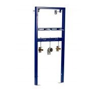   VISAM beépíthető szerelőkeret mosdóhoz meleg-hideg víz csatlakozással 500x1120x150 mm kék