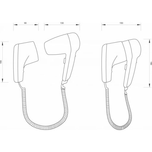 MINOTTI hajszárító 1200W, fehér