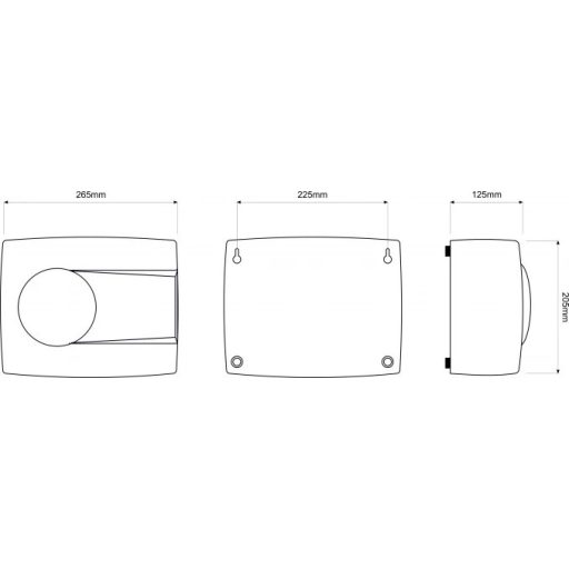 MINOTTI rozsdamentes acél (INOX) automata kézszárító 1400W
