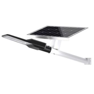   Optonica napelemes utcai LED lámpa 30W – 4300lm, hideg fehér, IP66, távirányítós