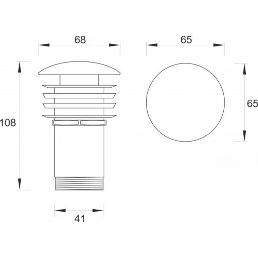 MINOTTI 5/4" pop-up leeresztő szelep, túlfolyó nélküli, kék kerámia sapka
