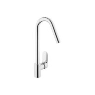   VitrA X-Line modern hattyúnyakú mosogatócsaptelep, 393x149 mm, króm