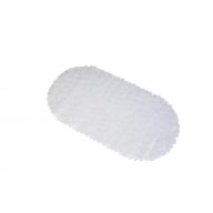 MINOTTI kádszőnyeg 69×36cm, PVC, átlátszó