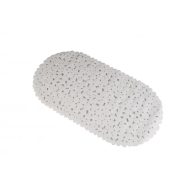 MINOTTI kádszőnyeg 69×36cm, PVC, fehér