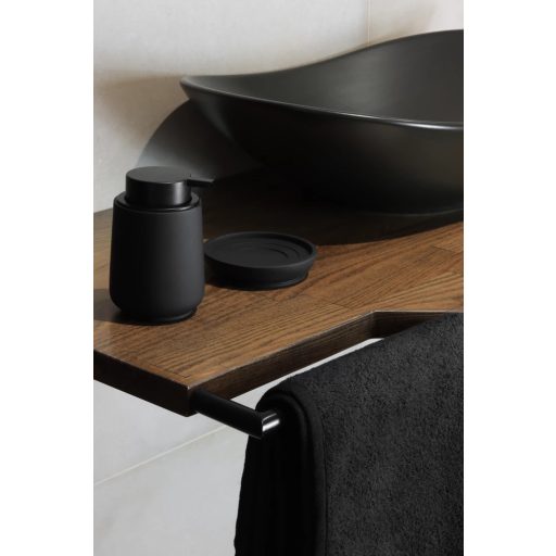 MINOTTI asztali folyékony szappanadagoló, matt fekete, szabadon álló