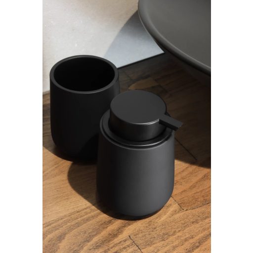 MINOTTI asztali folyékony szappanadagoló, matt fekete, szabadon álló