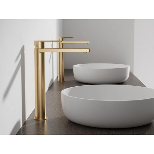 COPEN NOOK Magas mosdócsaptelep - csiszolt arany