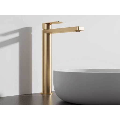 COPEN NOOK Magas mosdócsaptelep - csiszolt arany