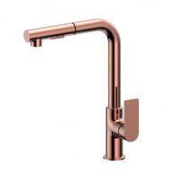   COPEN Nook konyhai csaptelep kihúzható zuhannyal, 335x260 mm, rose gold