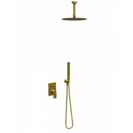   Beépített mennyezeti zuhanyrendszer 5, kerek, COPEN NOOK, csiszolt arany, Ø250 mm