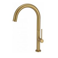   COPEN Salt hattyúnyakú konyhai csaptelep, 410x210 mm, csiszolt arany