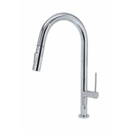   COPEN Salt konyhai csaptelep kihúzható zuhanyfejjel, 455x260 mm, króm