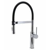   COPEN Pepper Magnetic félprofesszionális konyhai csaptelep, 450x220 mm, fekete / króm