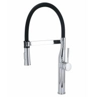   COPEN Pepper A félprofesszionális konyhai csaptelep, 501x256 mm, króm / matt fekete