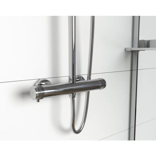 COPEN NOOK termosztátos zuhanyrendszer kádtöltővel, króm, Ø250 mm