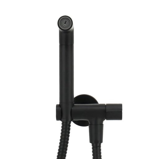 COPEN 135 x 62 x 22 mm bidé zuhany szett tartóval – Matt fekete