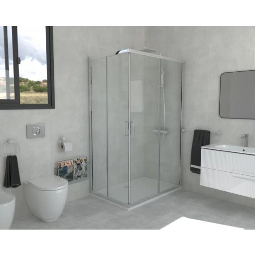 COPEN ATLAS PRO zuhanyajtó 1600x1950 mm – Króm