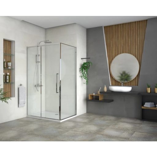 COPEN DEV200 Tolóajtós Zuhanyajtó 1200x2000 mm Króm