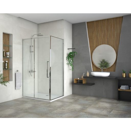 COPEN DEV200 Tolóajtós Zuhanyajtó 1600x2000 mm Króm