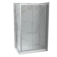 COPEN ATLAS PRO fix oldalfal 80x195 cm, króm