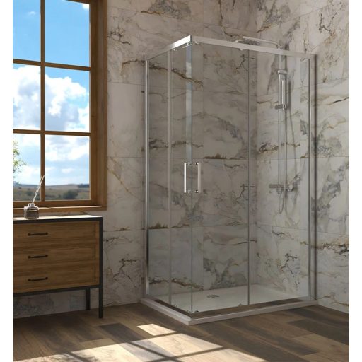 COPEN ATLAS PRO zuhanyajtó 1000x1950 mm – Króm