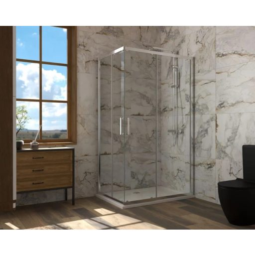 COPEN ATLAS PRO zuhanyajtó 1600x1950 mm – Króm