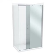   COPEN Titan Tolóajtós Zuhanyajtó 1000x1950 mm Króm, Tükörüveggel