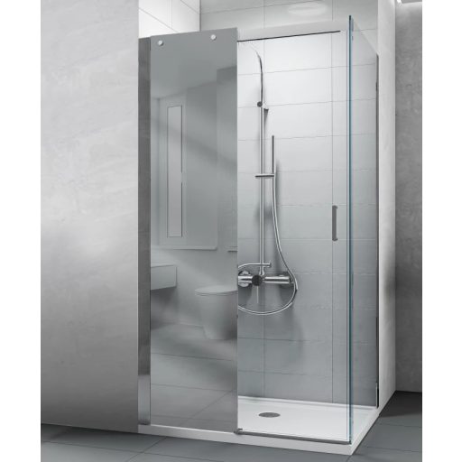 COPEN Titan Tolóajtós Zuhanyajtó 1000x1950 mm Króm, Tükörüveggel