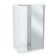   COPEN Titan Tolóajtós Zuhanyajtó 1200x1950 mm Króm, Tükörüveggel