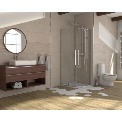 COPEN ABSOLUT 80x80 cm íves zuhanykabin – Pivot ajtó, 200 cm magasság, 6 mm edzett üveg