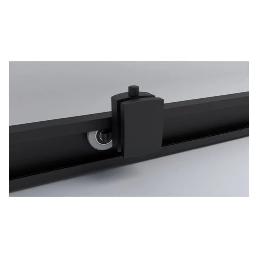 COPEN Atlas Black Tolóajtós Zuhanyajtó 1400x1950 mm Fekete