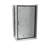 COPEN ATLAS PRO fix oldalfal 90x195 cm, matt fekete