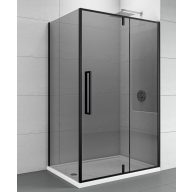   COPEN Absolut Black Pivot Zuhanyajtó 1200x2000 mm Füstüveg