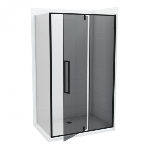 COPEN Absolut Black Pivot Zuhanyajtó 1200x2000 mm Füstüveg