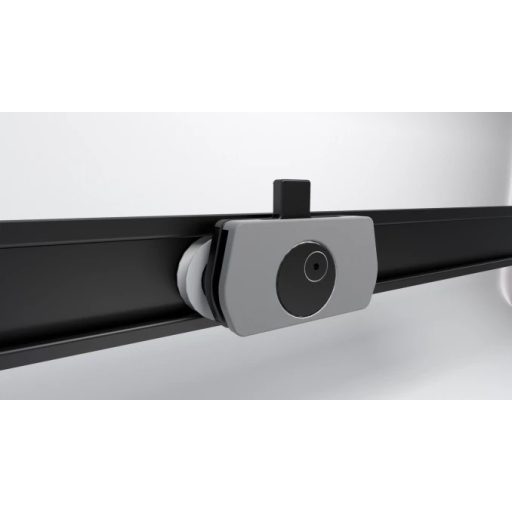 COPEN Alpha Black Soft Close Tolóajtós Zuhanyajtó 1200x2000 mm Fekete