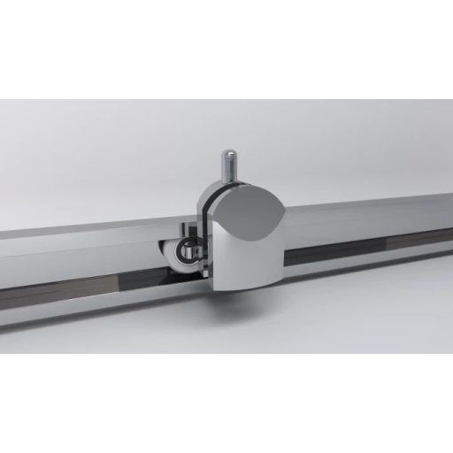 COPEN OPAL tolóajtós zuhanyajtó 1400x1950 mm – Króm