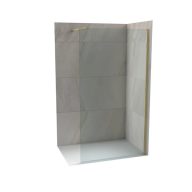  COPEN MONTE Walk-in zuhanyfal 1000x2000 mm, csiszolt arany