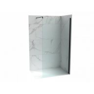   COPEN PROJECT Walk-in zuhanyfal 700x2000 mm, 8 mm, matt fekete profil