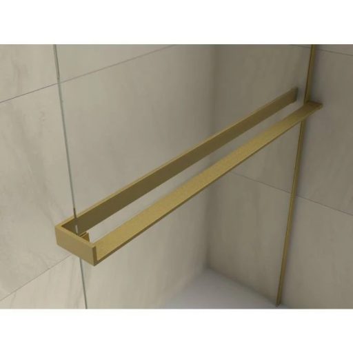  COPEN MONTE SUPERIORE Walk-in zuhanyfal 1000x2000 mm – Szálcsiszolt arany